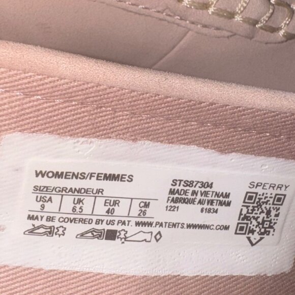 Sperry Seaport Penny Top-Side Loafers Pink Suede Leather Block Heel Preppy City - Picture 6 of 12